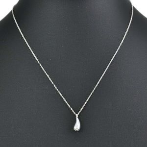 Auth TIFFANY&CO 930 Sliver Teardrop  Necklace 16”